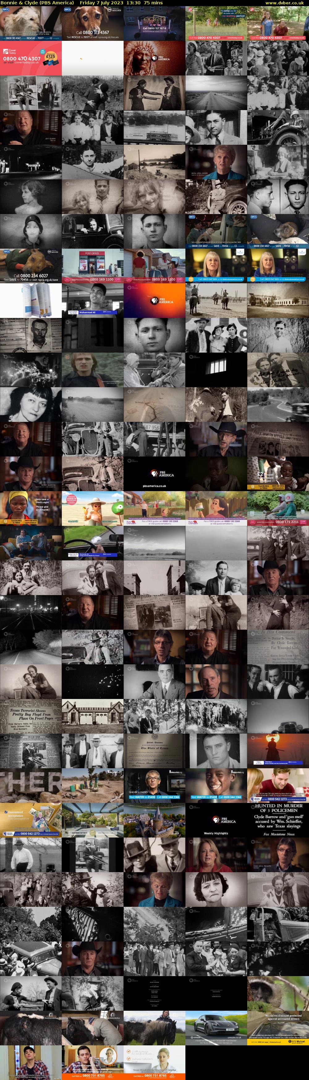 Bonnie & Clyde (PBS America) Friday 7 July 2023 13:30 - 14:45