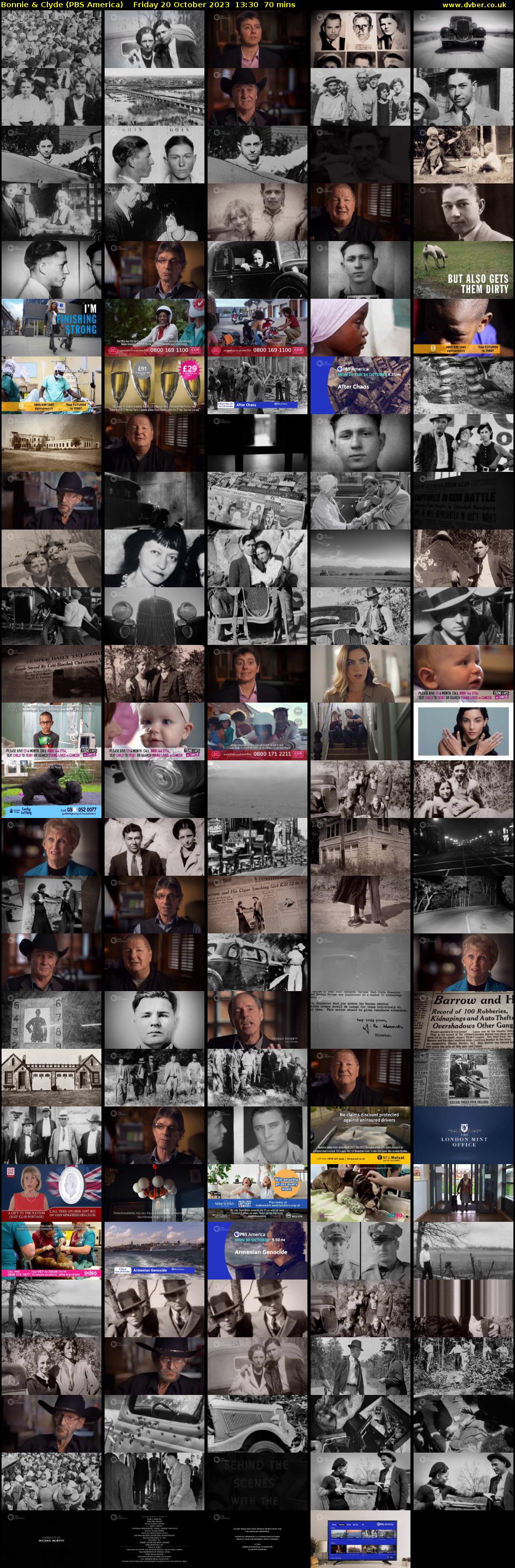Bonnie & Clyde (PBS America) Friday 20 October 2023 13:30 - 14:40