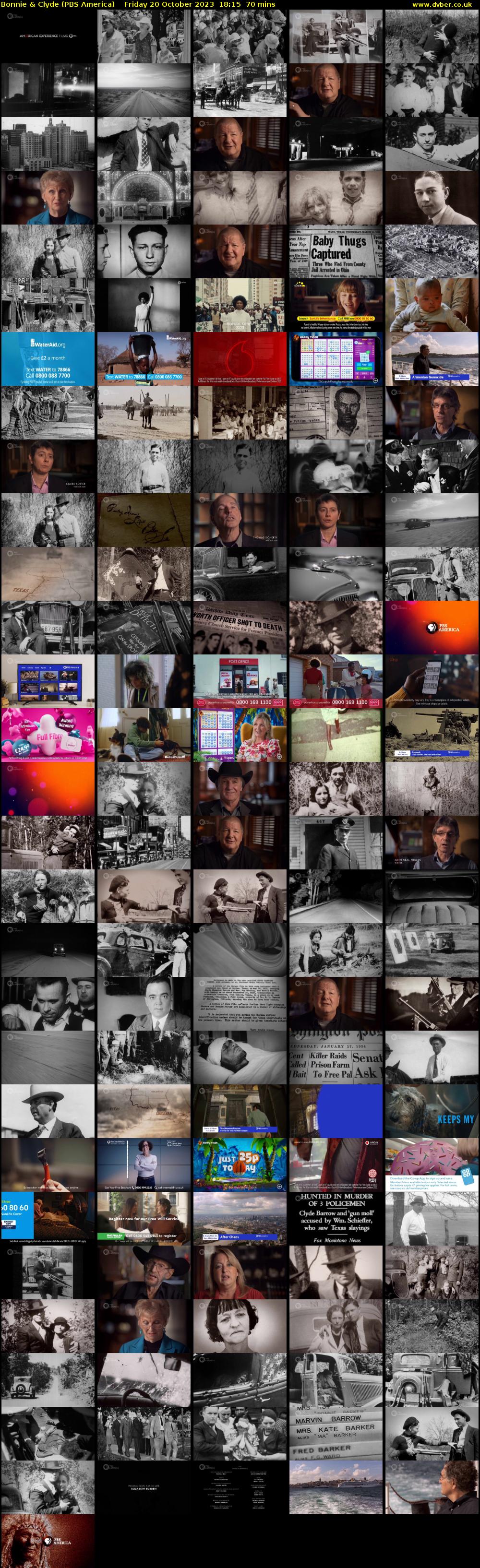Bonnie & Clyde (PBS America) Friday 20 October 2023 18:15 - 19:25