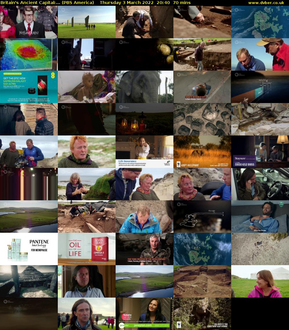 Britain's Ancient Capital:... (PBS America) Thursday 3 March 2022 20:40 - 21:50