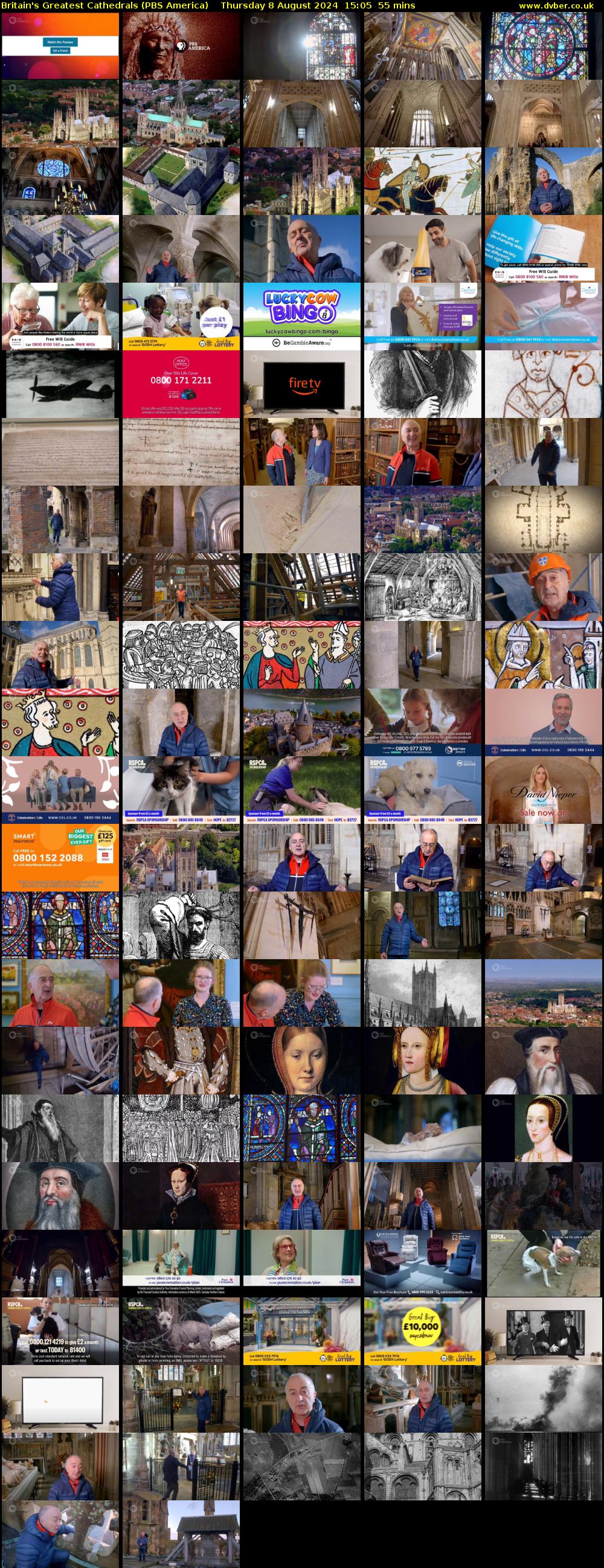 Britain's Greatest Cathedrals (PBS America) Thursday 8 August 2024 15:05 - 16:00