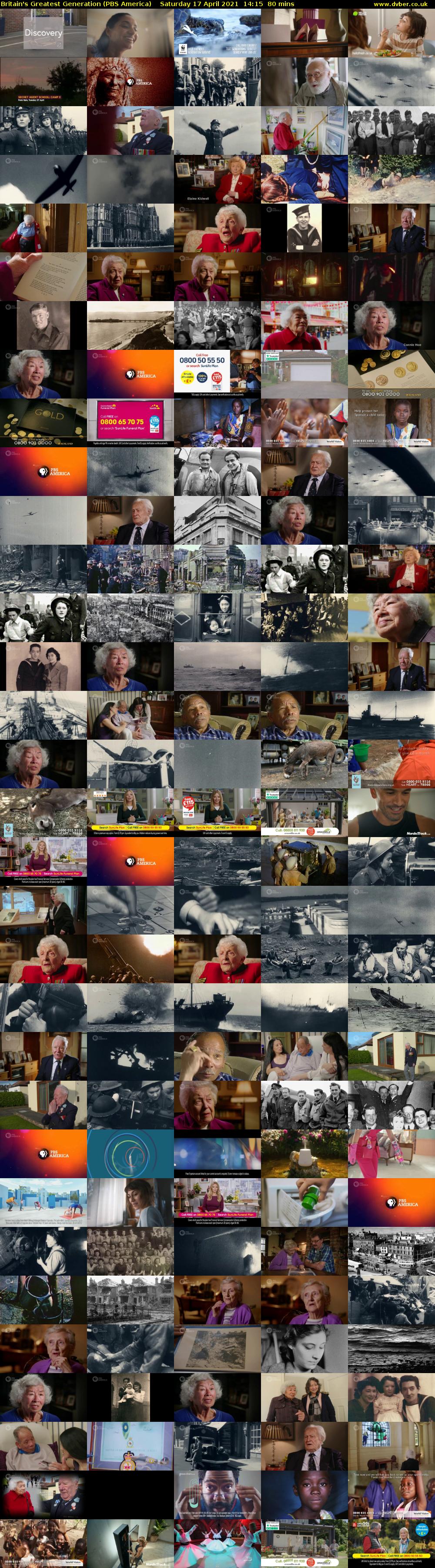 Britain's Greatest Generation (PBS America) Saturday 17 April 2021 14:15 - 15:35