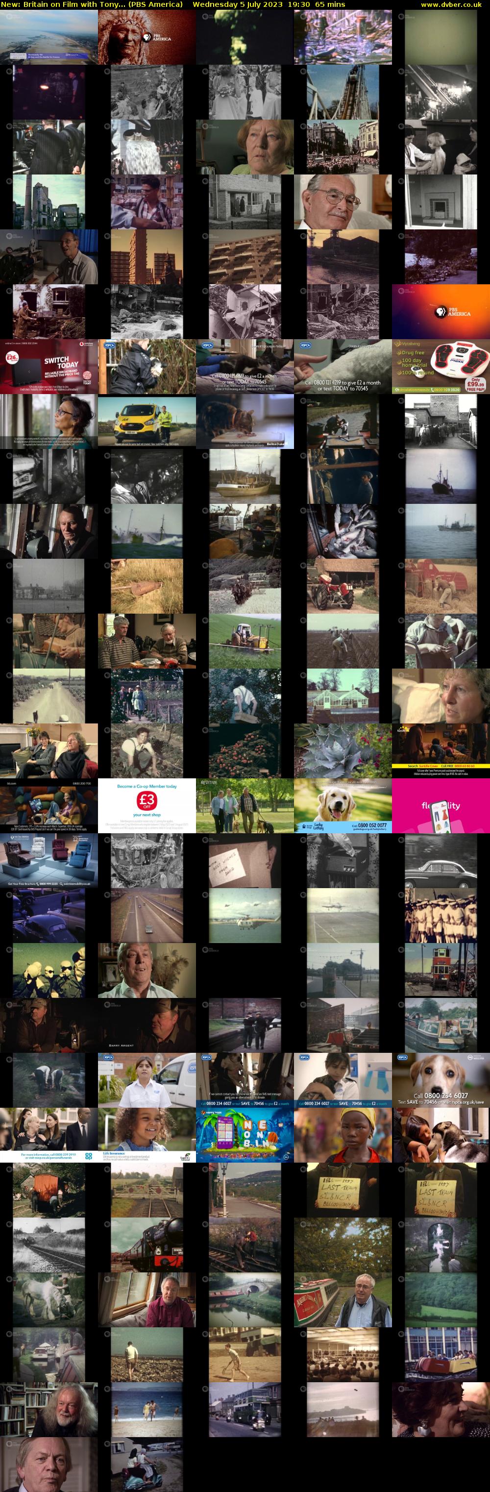 Britain on Film with Tony... (PBS America) Wednesday 5 July 2023 19:30 - 20:35