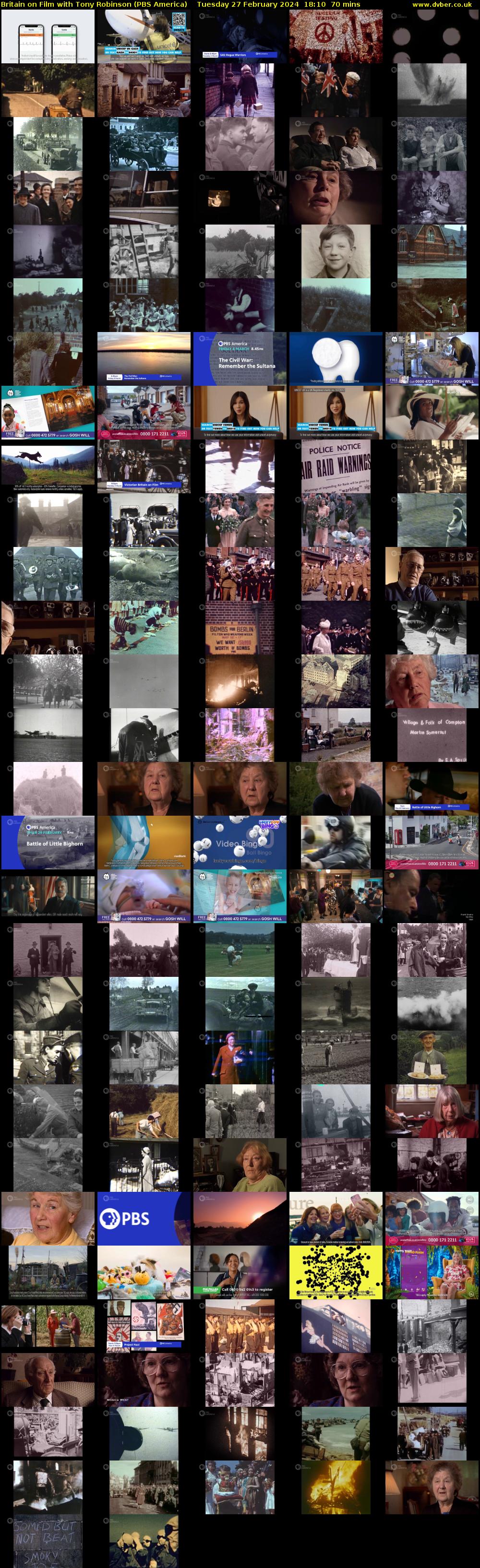 Britain on Film with Tony Robinson (PBS America) Tuesday 27 February 2024 18:10 - 19:20