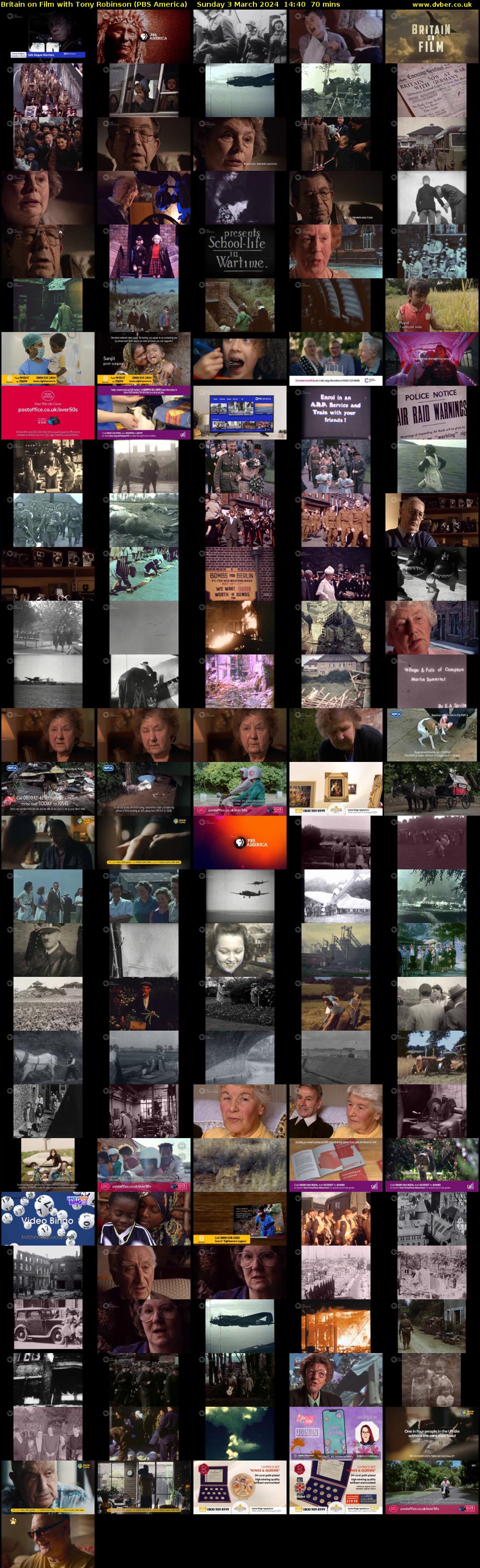 Britain on Film with Tony Robinson (PBS America) Sunday 3 March 2024 14:40 - 15:50