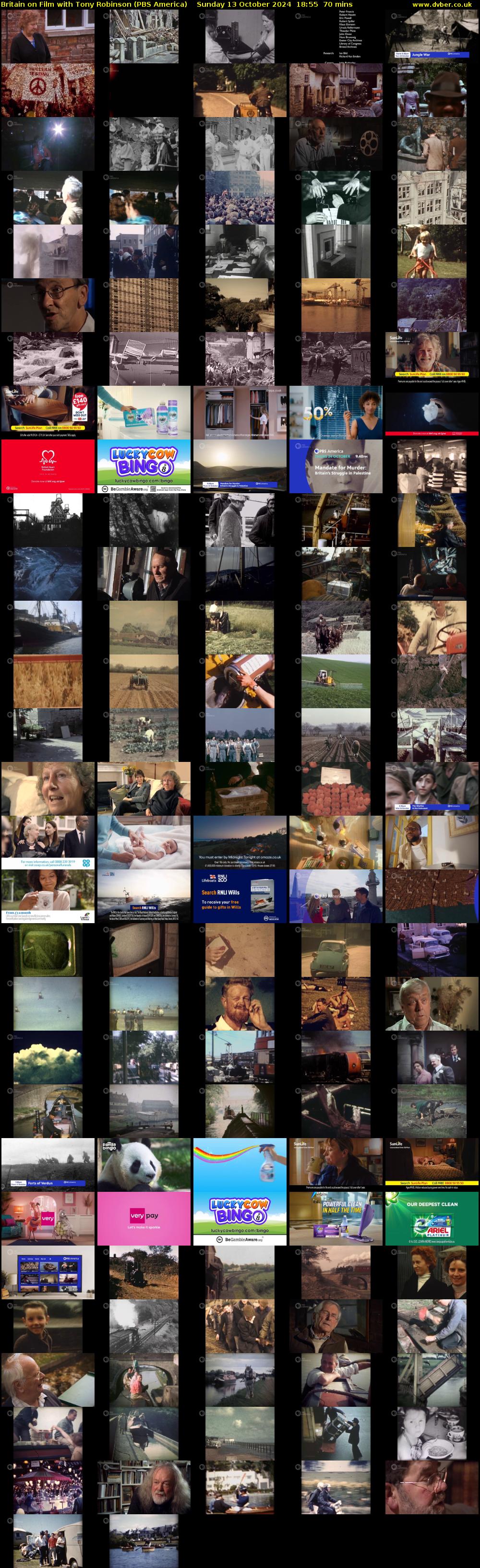 Britain on Film with Tony Robinson (PBS America) Sunday 13 October 2024 18:55 - 20:05