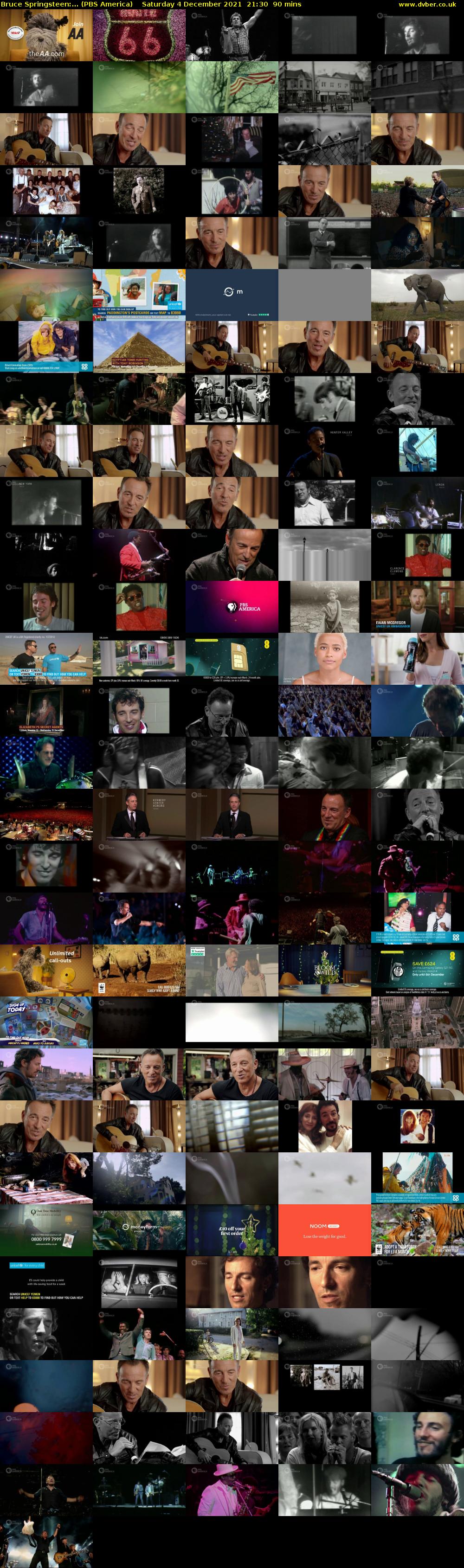 Bruce Springsteen:... (PBS America) Saturday 4 December 2021 21:30 - 23:00