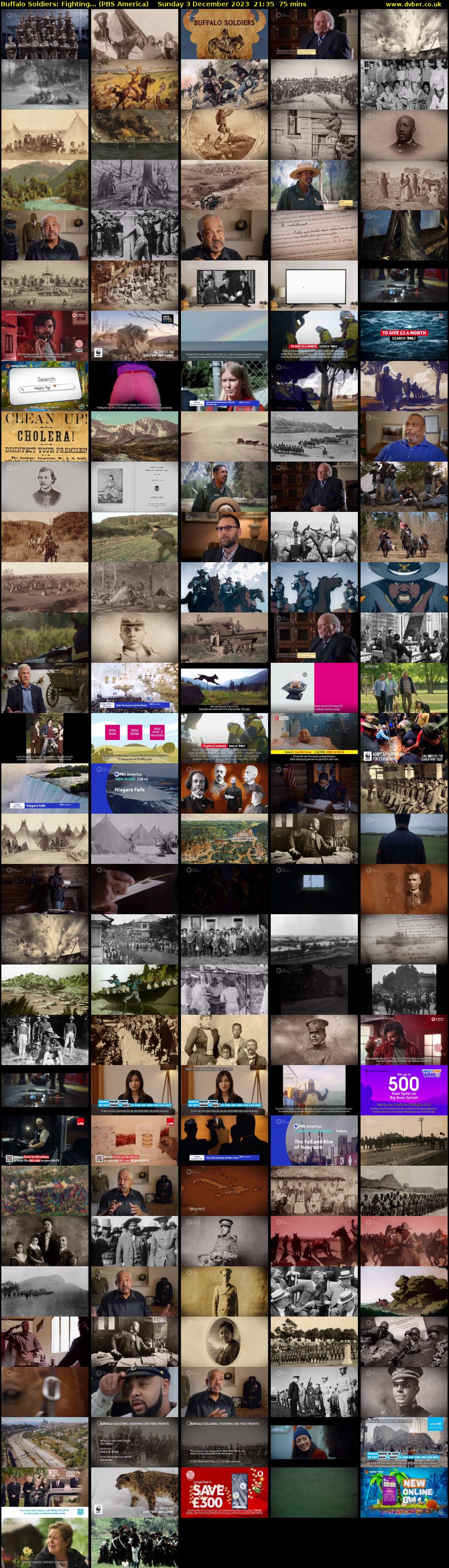 Buffalo Soldiers: Fighting... (PBS America) Sunday 3 December 2023 21:35 - 22:50