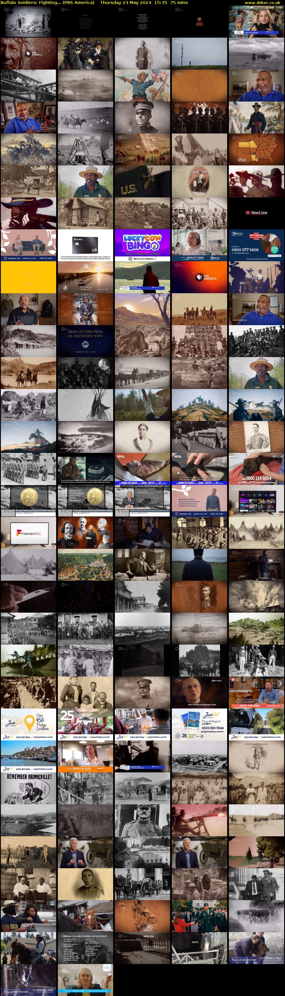 Buffalo Soldiers: Fighting... (PBS America) Thursday 23 May 2024 15:35 - 16:50