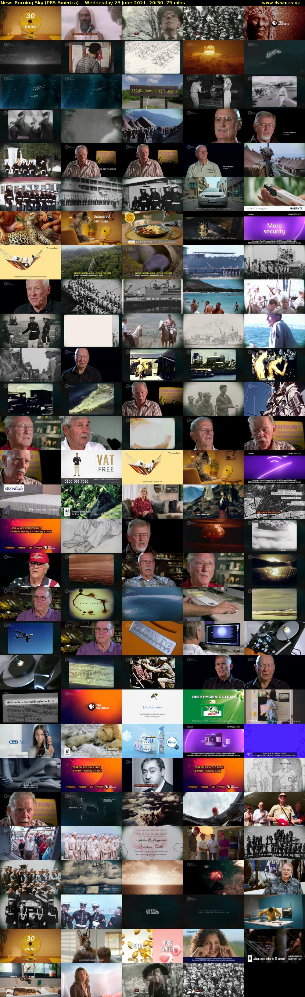 Burning Sky (PBS America) Wednesday 23 June 2021 20:30 - 21:45