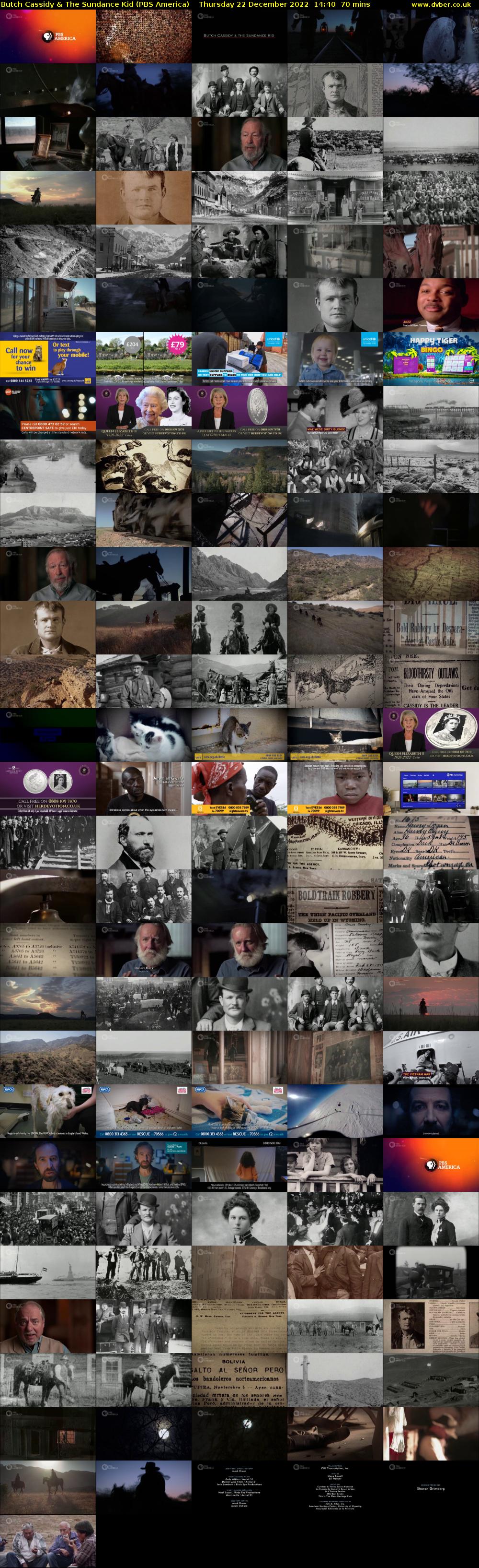 Butch Cassidy & The Sundance Kid (PBS America) Thursday 22 December 2022 14:40 - 15:50