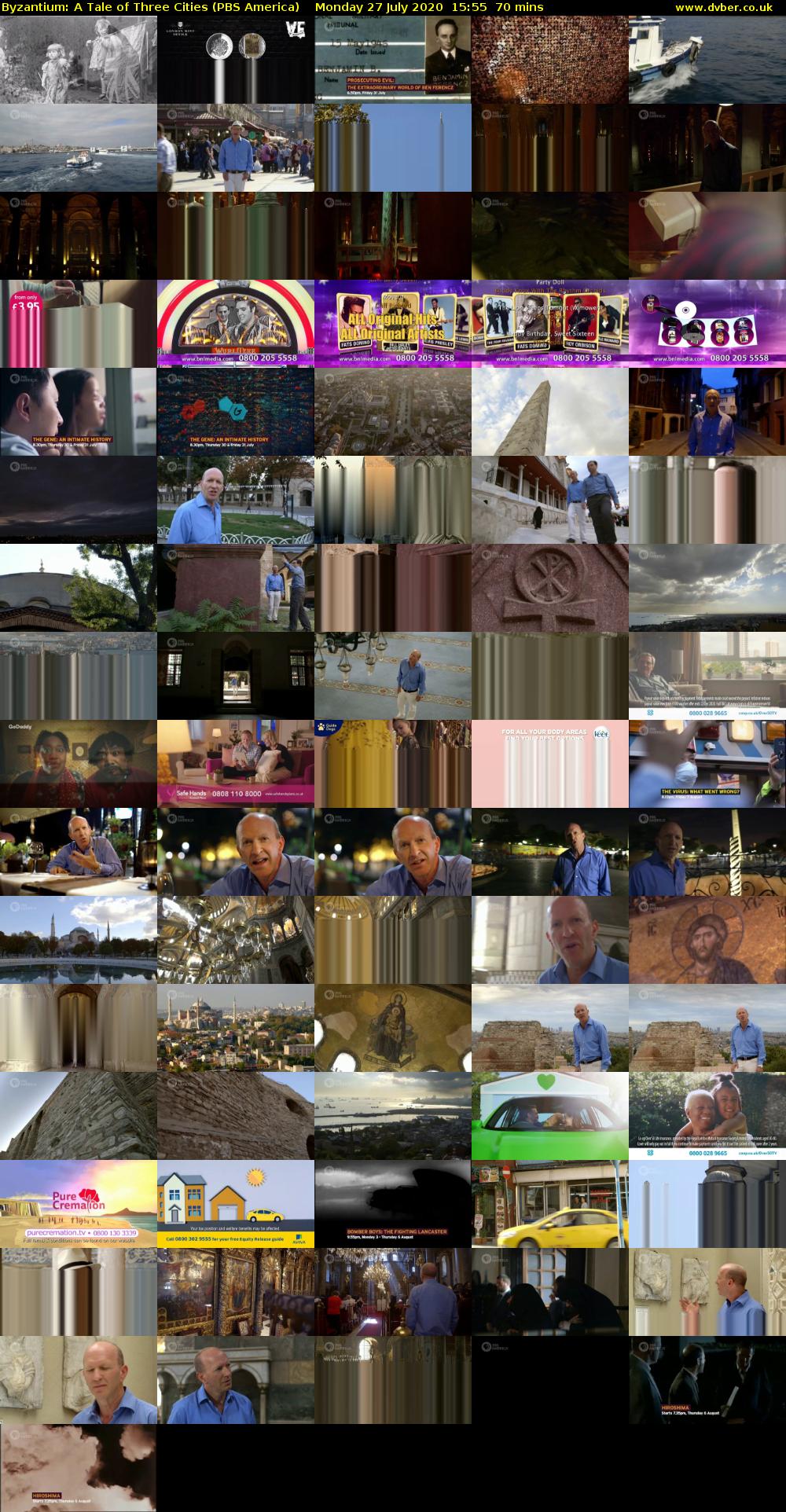 Byzantium: A Tale of Three Cities (PBS America) Monday 27 July 2020 15:55 - 17:05