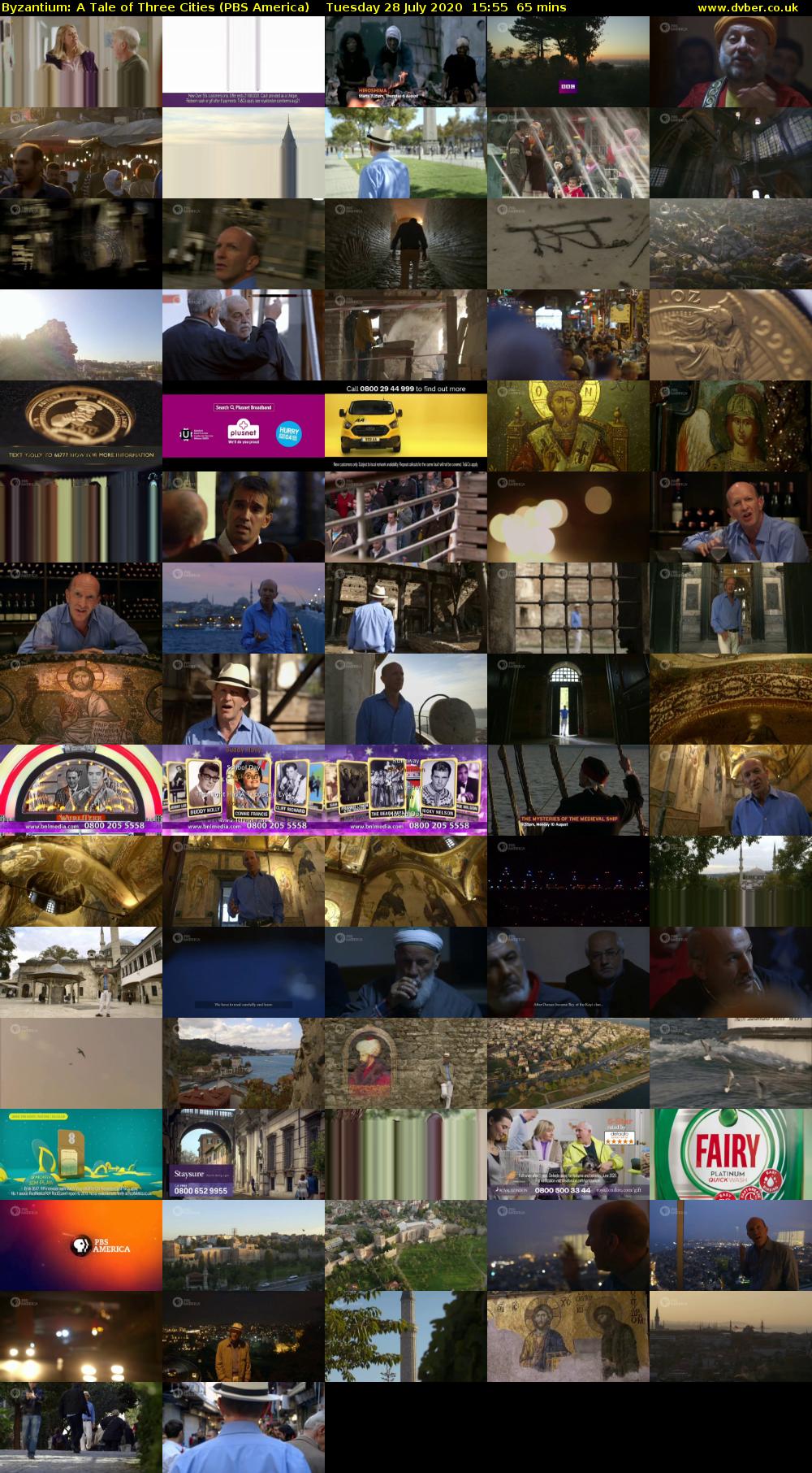 Byzantium: A Tale of Three Cities (PBS America) Tuesday 28 July 2020 15:55 - 17:00