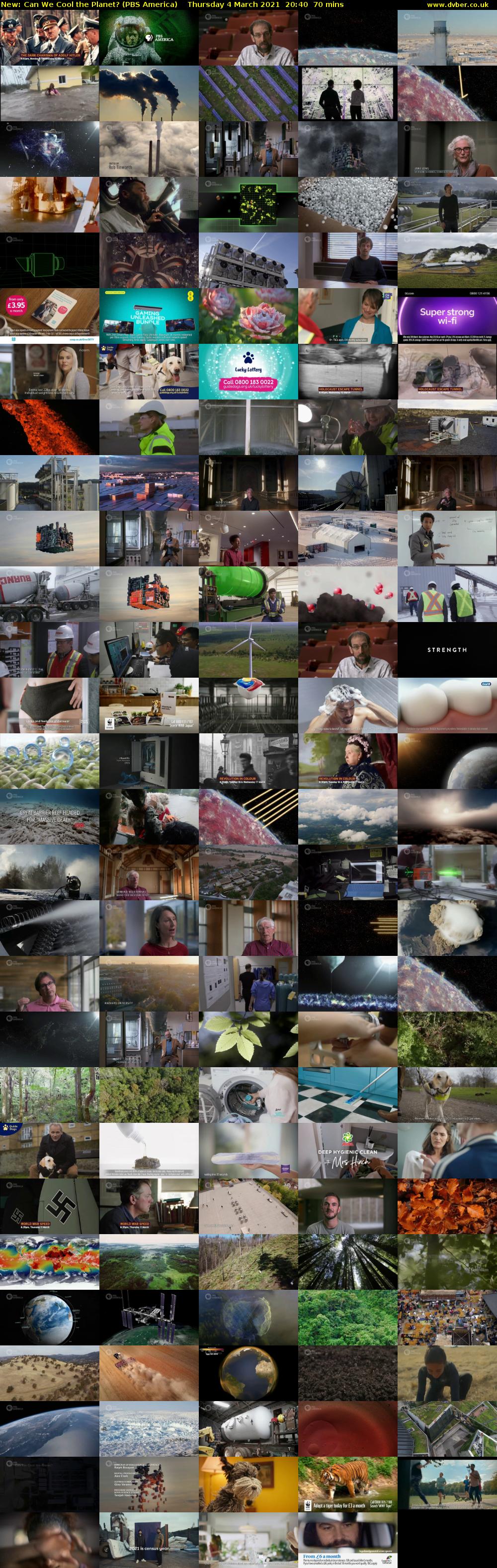 Can We Cool the Planet? (PBS America) Thursday 4 March 2021 20:40 - 21:50