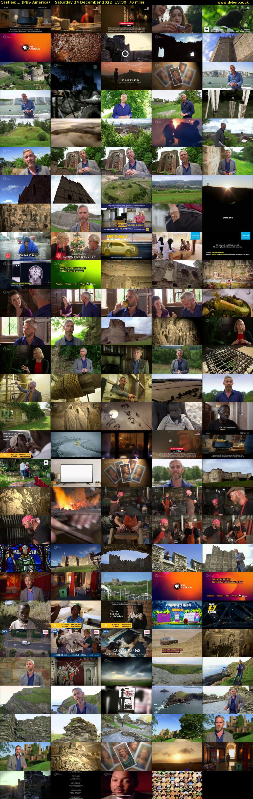 Castles:... (PBS America) Saturday 24 December 2022 13:30 - 14:40