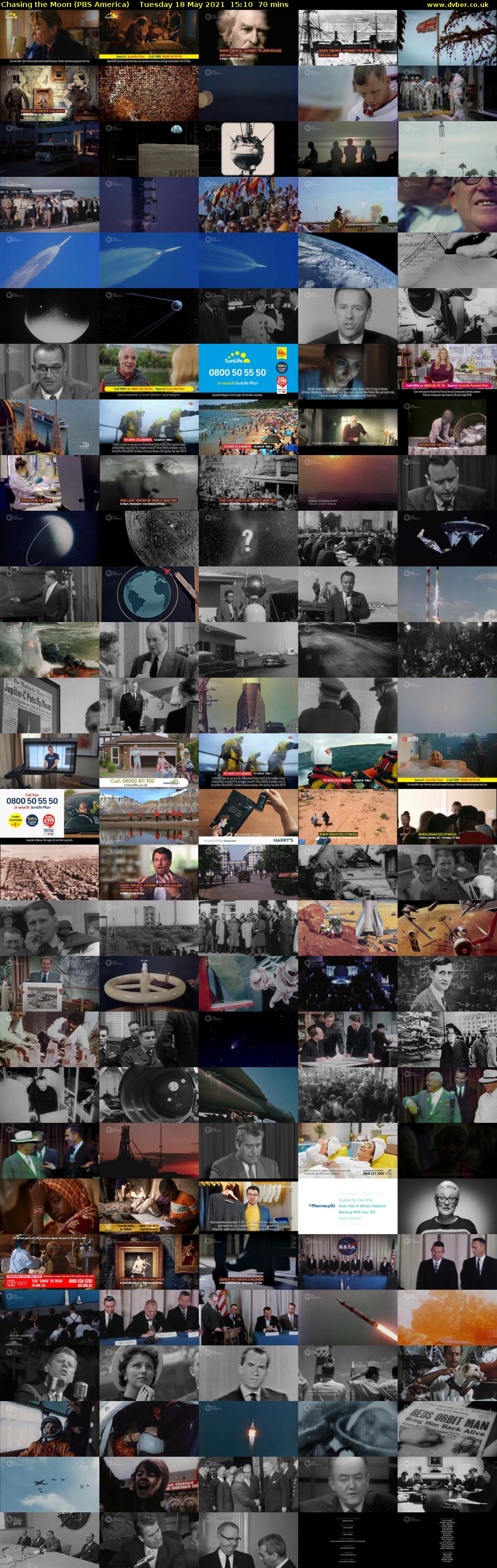 Chasing the Moon (PBS America) Tuesday 18 May 2021 15:10 - 16:20