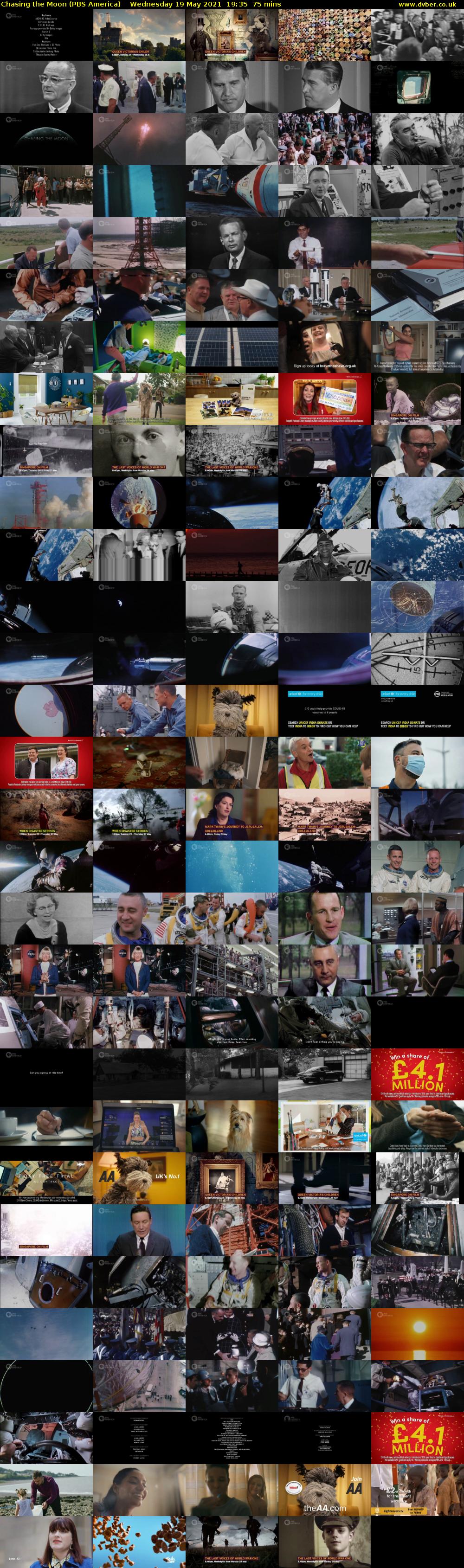 Chasing the Moon (PBS America) Wednesday 19 May 2021 19:35 - 20:50