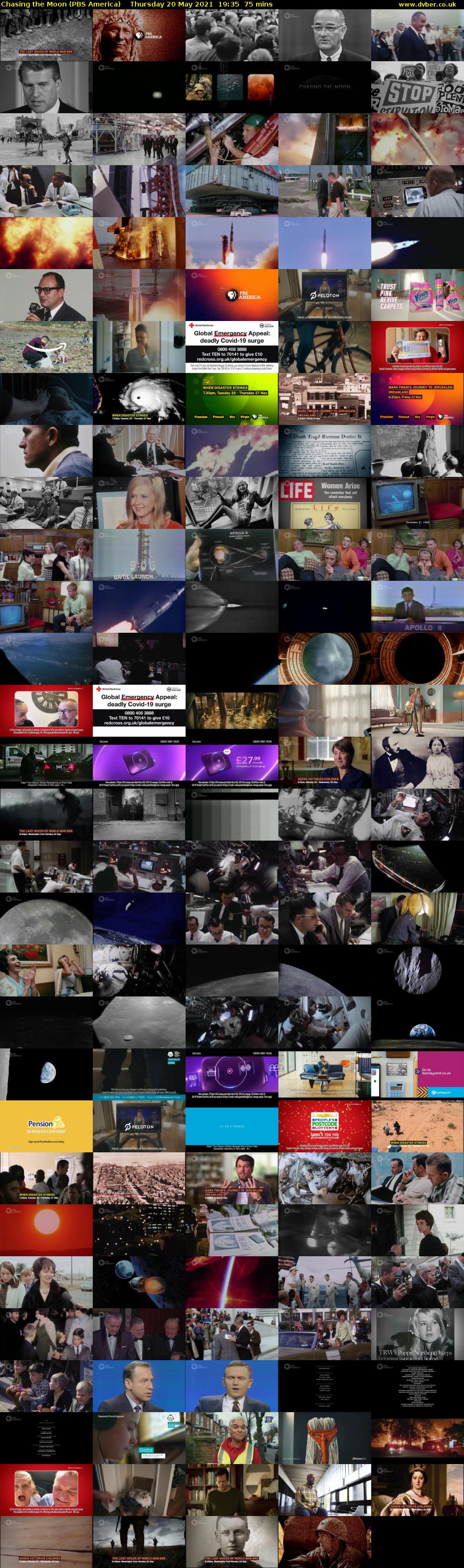 Chasing the Moon (PBS America) Thursday 20 May 2021 19:35 - 20:50
