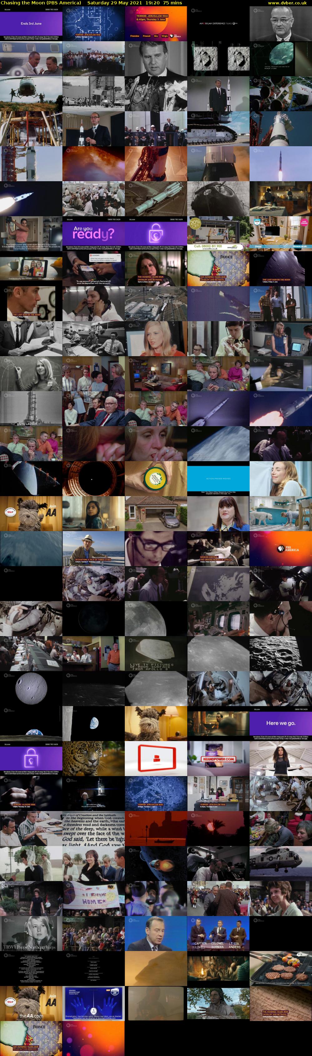 Chasing the Moon (PBS America) Saturday 29 May 2021 19:20 - 20:35
