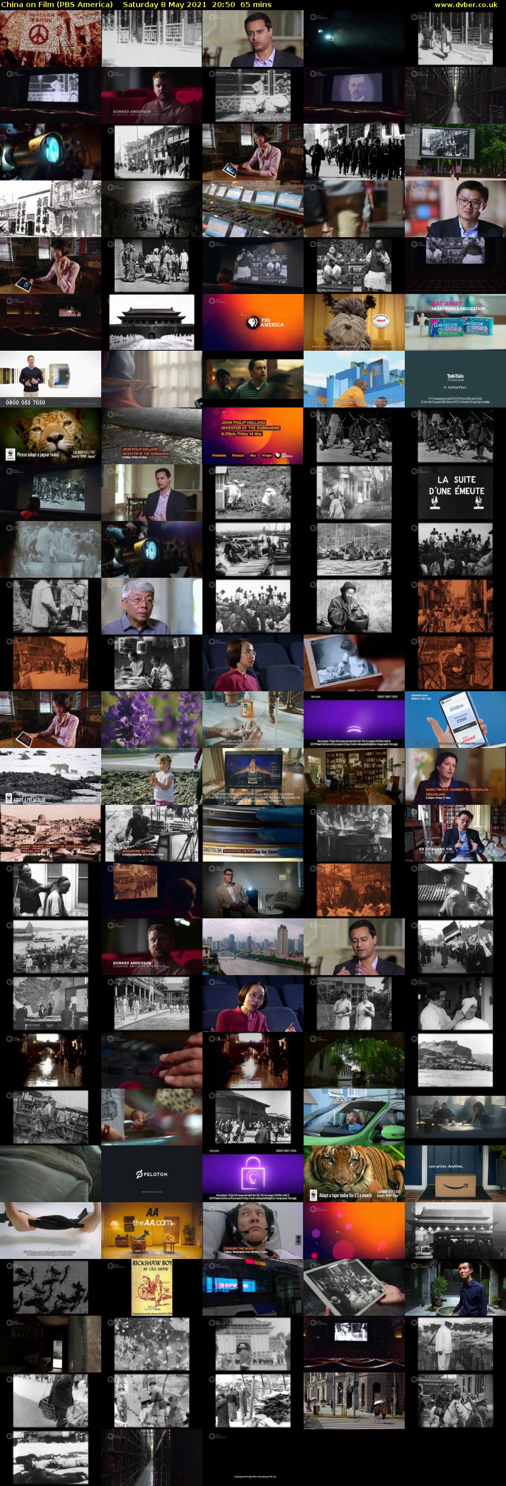 China on Film (PBS America) Saturday 8 May 2021 20:50 - 21:55