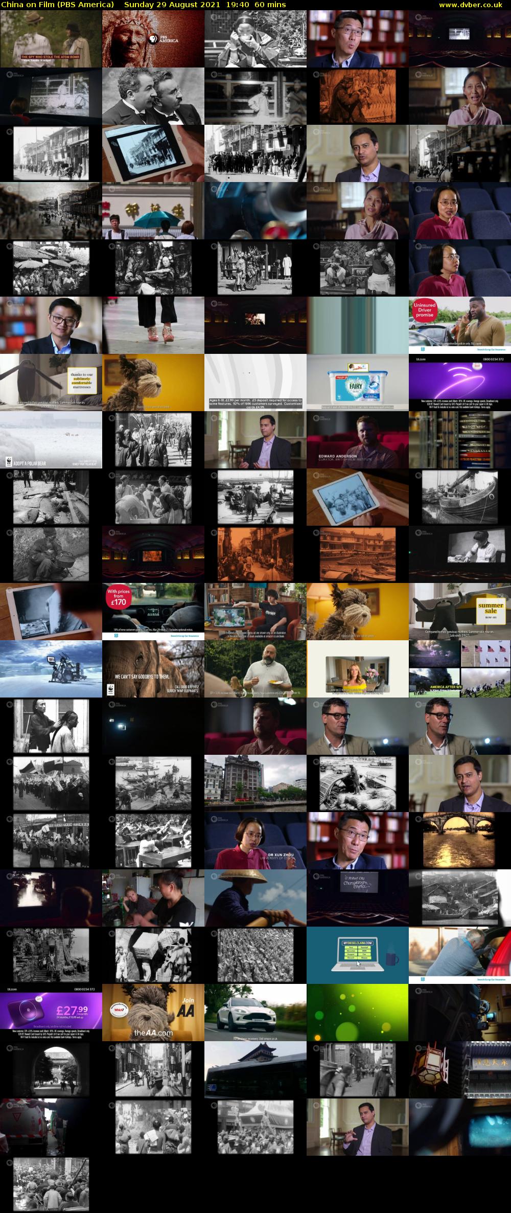 China on Film (PBS America) Sunday 29 August 2021 19:40 - 20:40