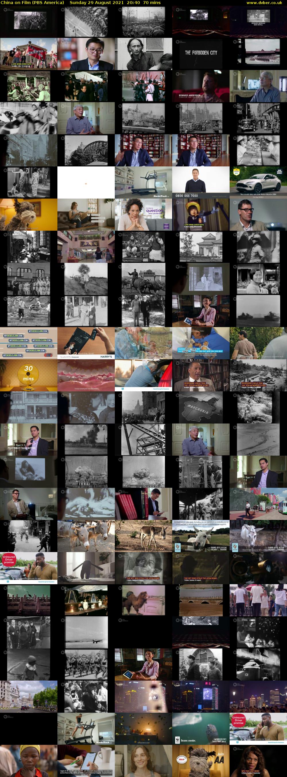China on Film (PBS America) Sunday 29 August 2021 20:40 - 21:50