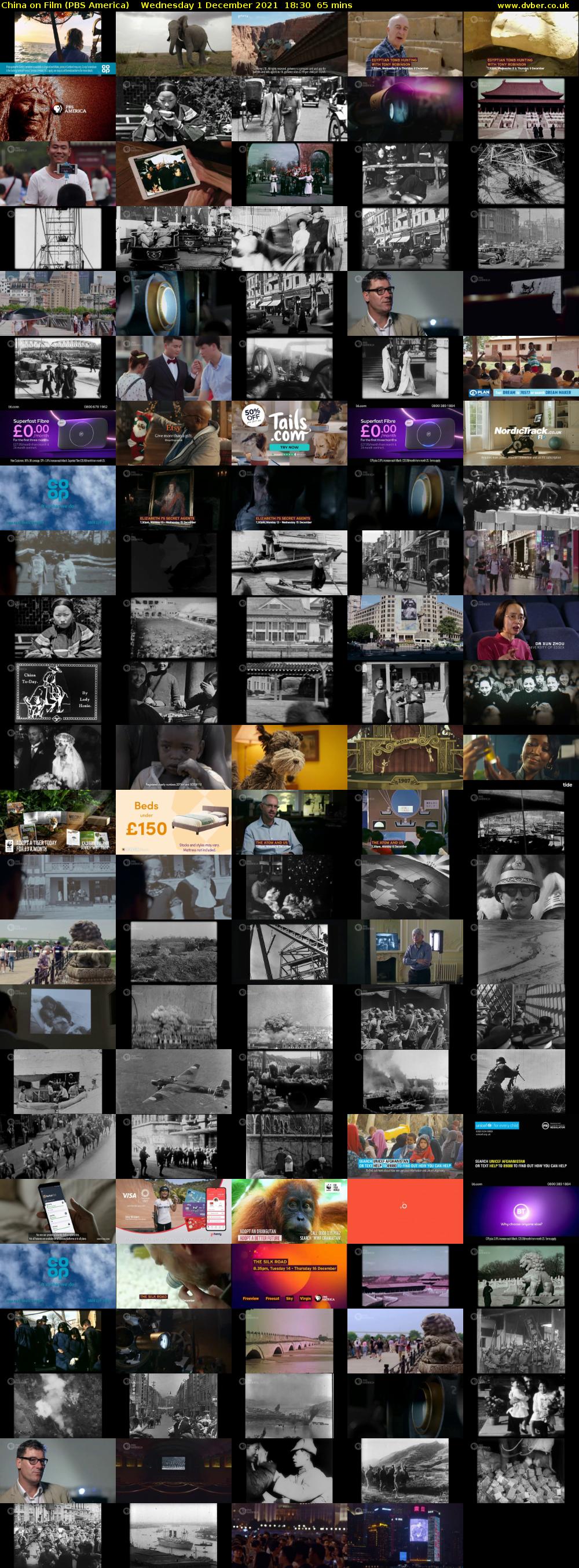 China on Film (PBS America) Wednesday 1 December 2021 18:30 - 19:35