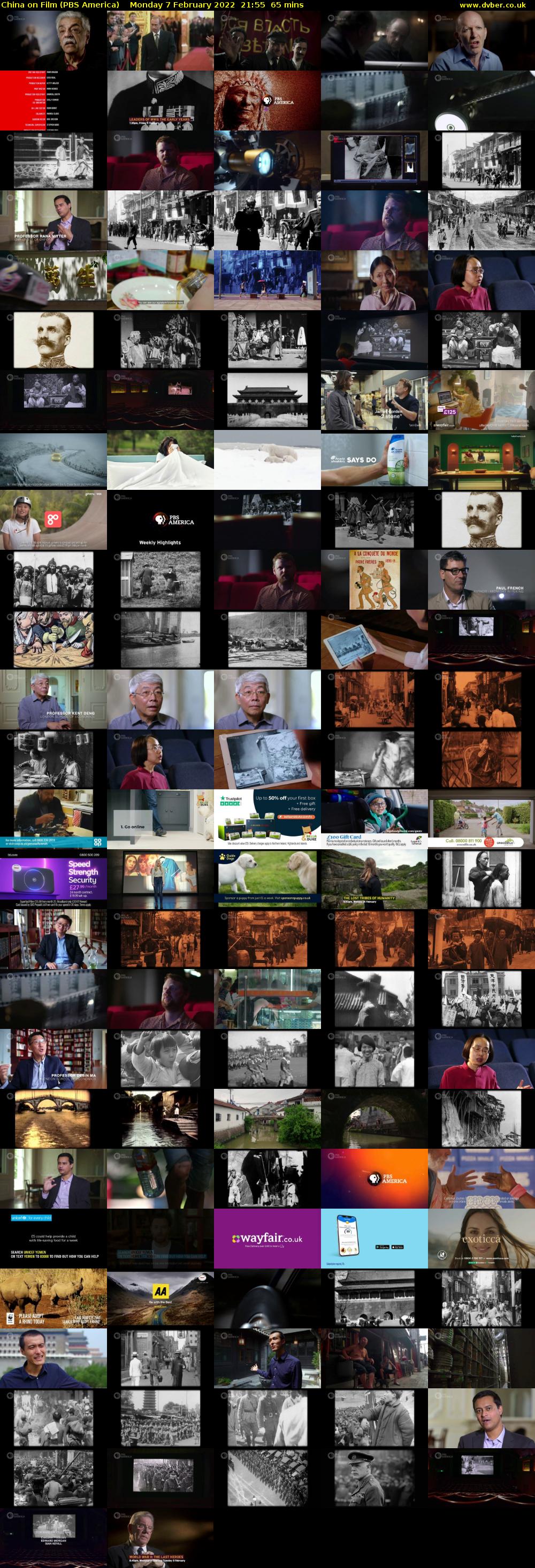 China on Film (PBS America) Monday 7 February 2022 21:55 - 23:00