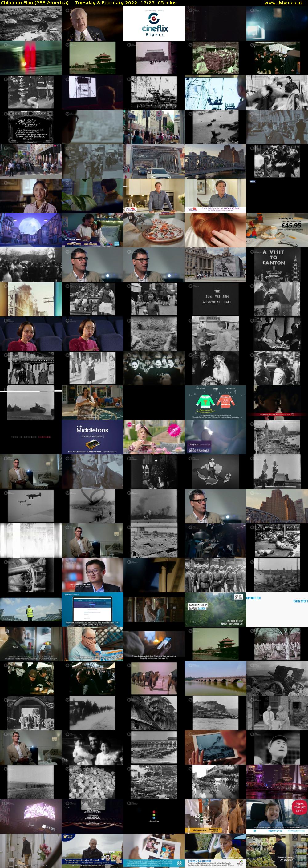 China on Film (PBS America) Tuesday 8 February 2022 17:25 - 18:30
