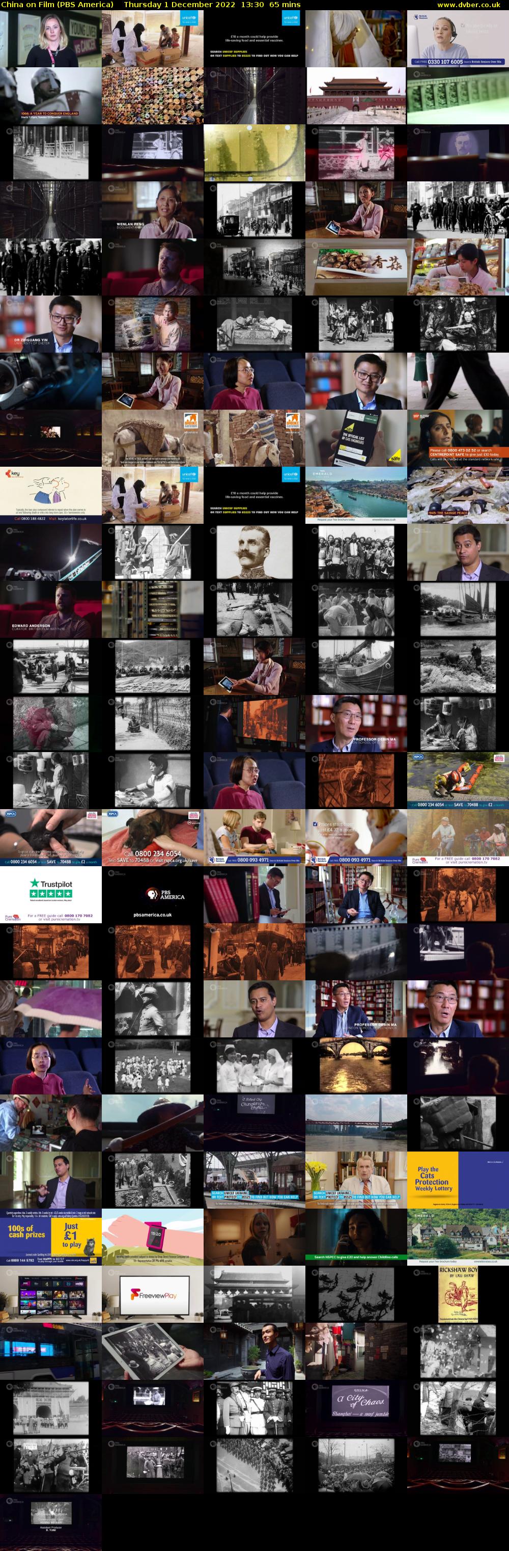 China on Film (PBS America) Thursday 1 December 2022 13:30 - 14:35