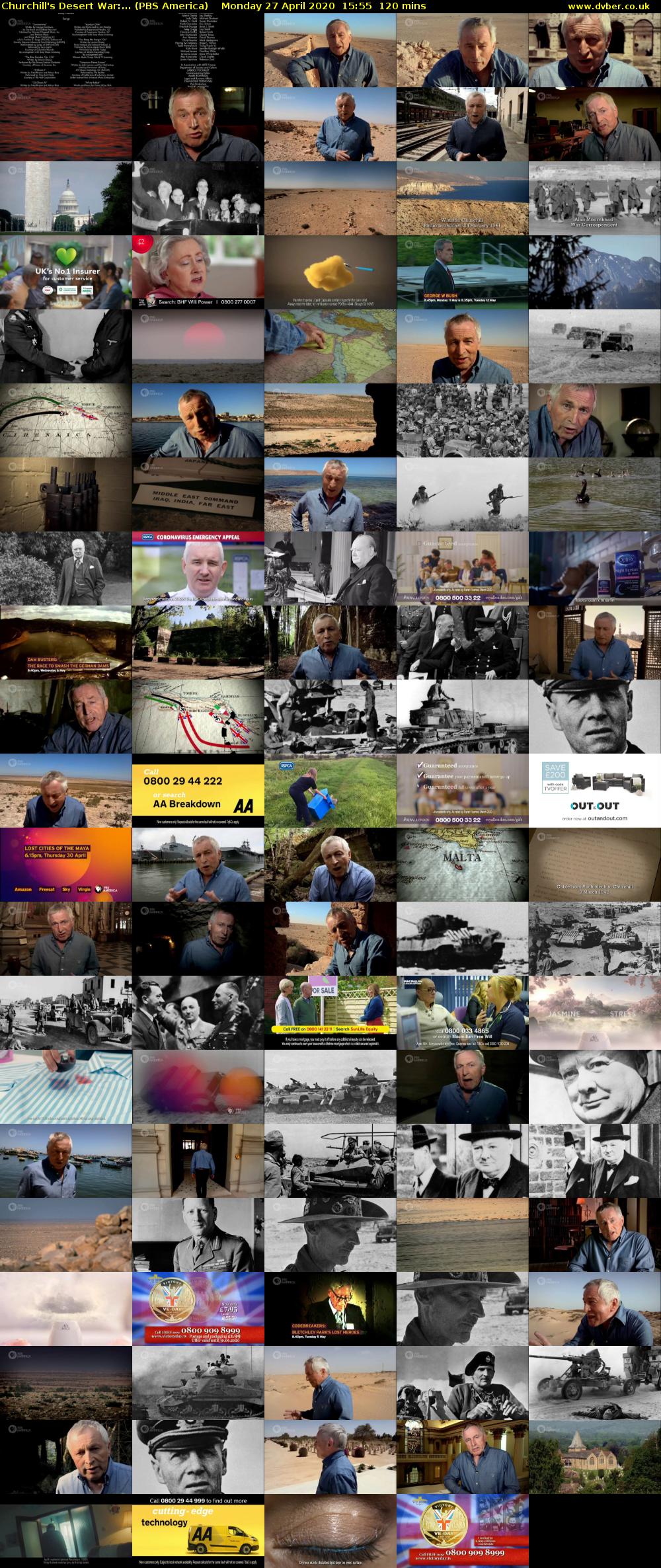 Churchill's Desert War:... (PBS America) Monday 27 April 2020 15:55 - 17:55