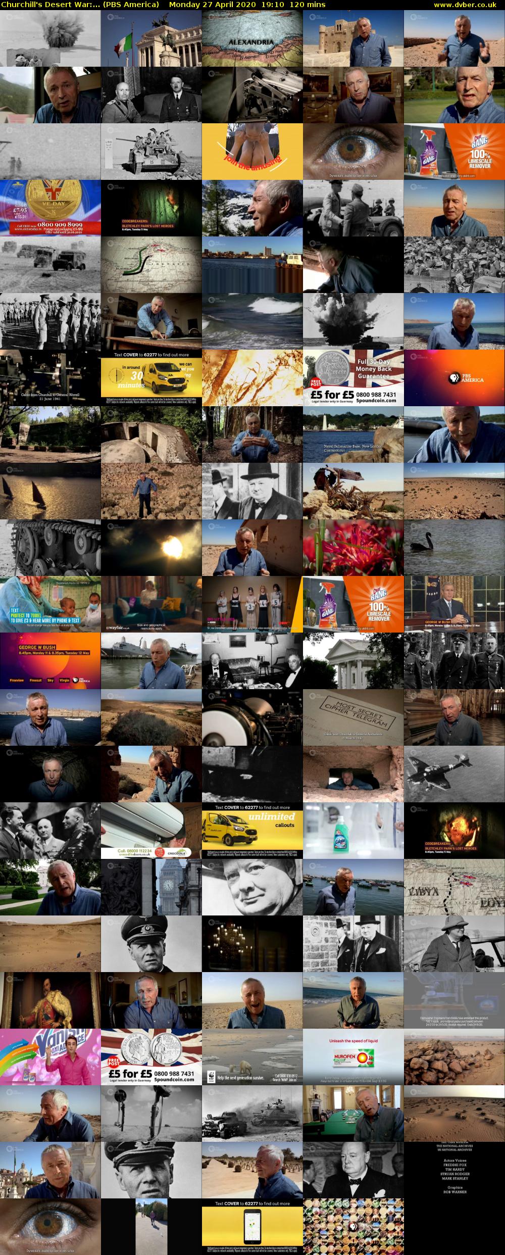 Churchill's Desert War:... (PBS America) Monday 27 April 2020 19:10 - 21:10