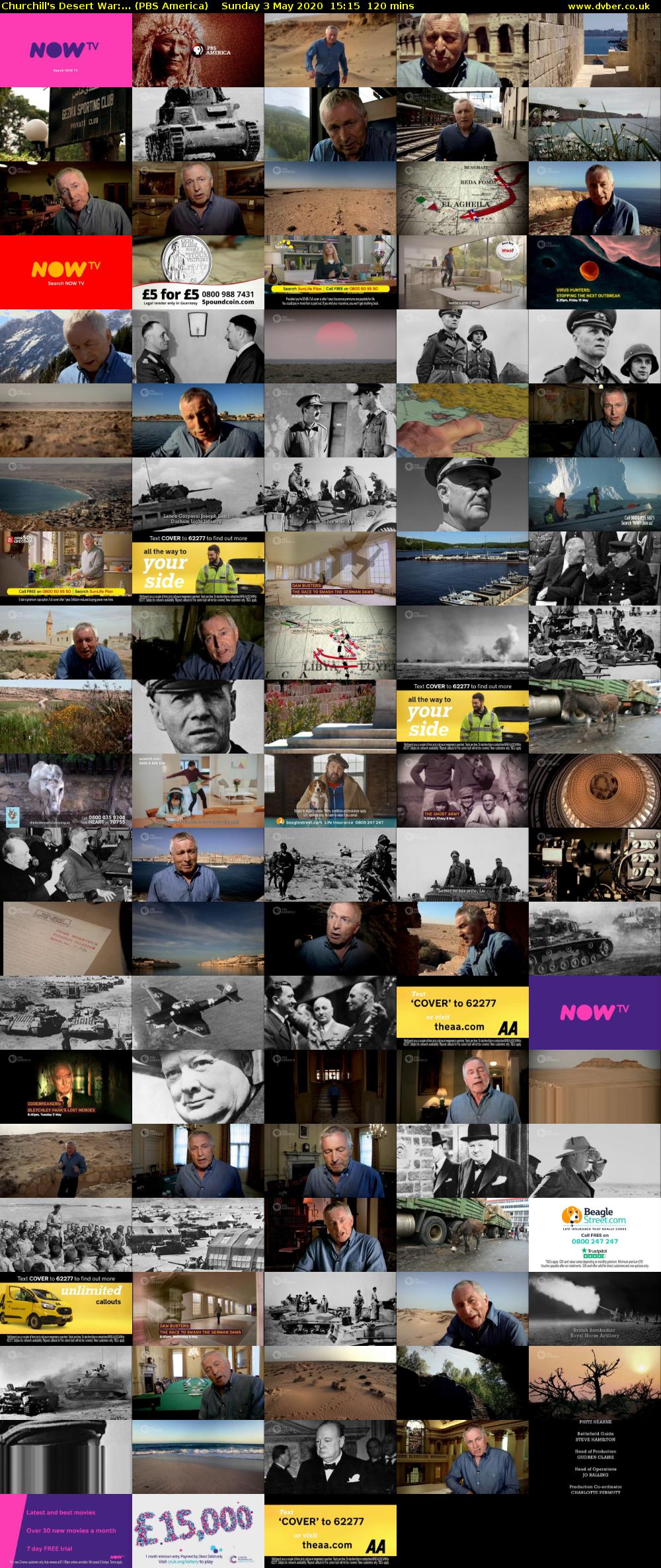 Churchill's Desert War:... (PBS America) Sunday 3 May 2020 15:15 - 17:15