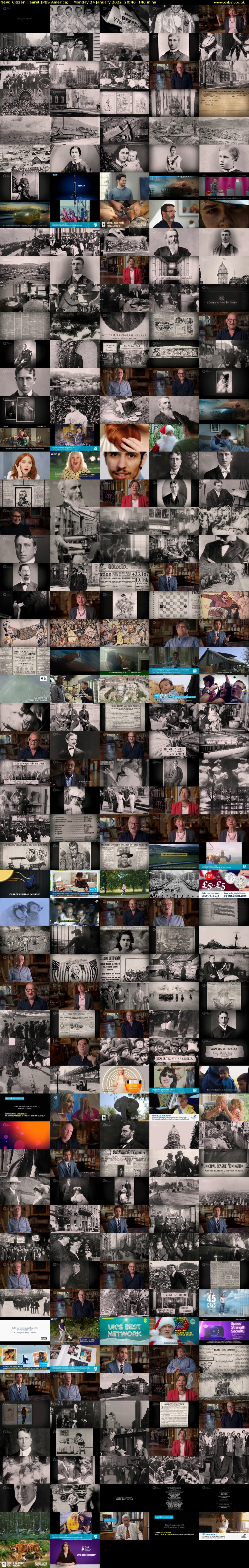 Citizen Hearst (PBS America) Monday 24 January 2022 20:40 - 23:00
