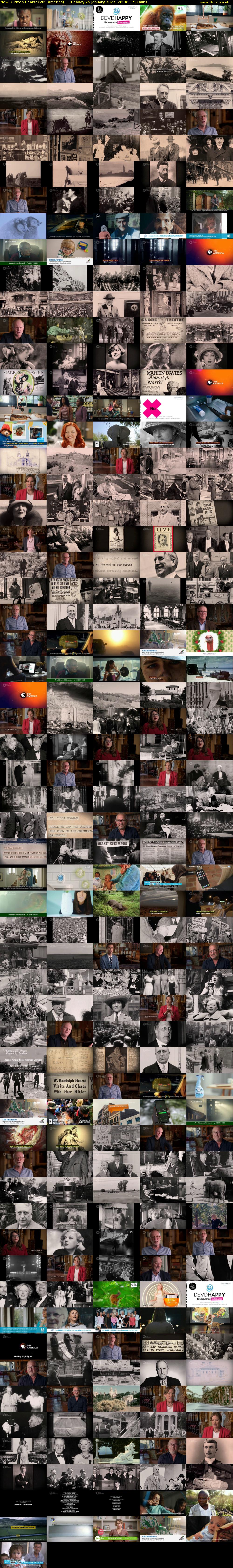 Citizen Hearst (PBS America) Tuesday 25 January 2022 20:30 - 23:00