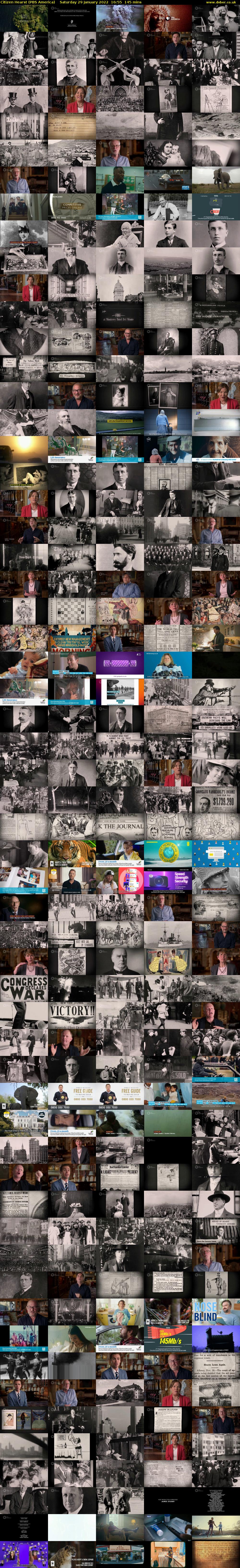 Citizen Hearst (PBS America) Saturday 29 January 2022 16:55 - 19:20