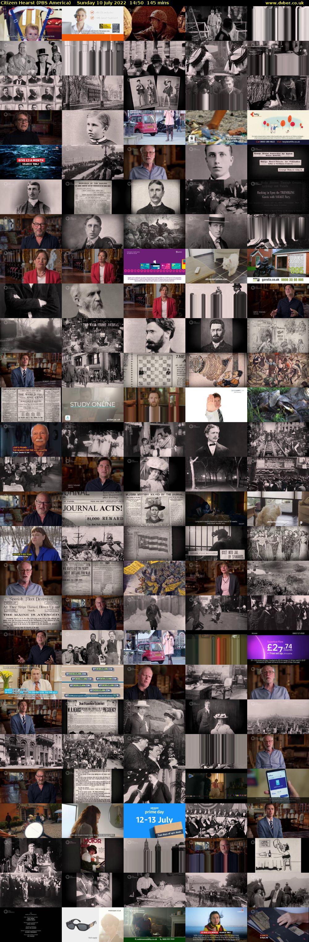 Citizen Hearst (PBS America) Sunday 10 July 2022 14:50 - 17:15