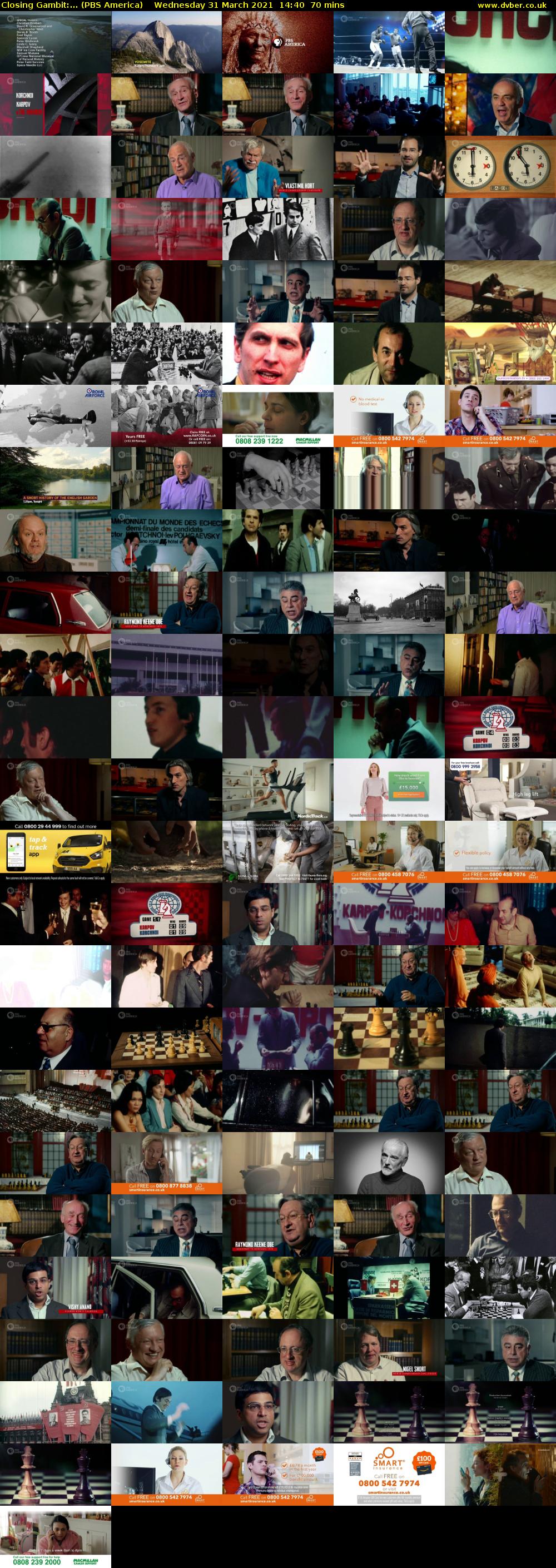 Closing Gambit:... (PBS America) Wednesday 31 March 2021 14:40 - 15:50