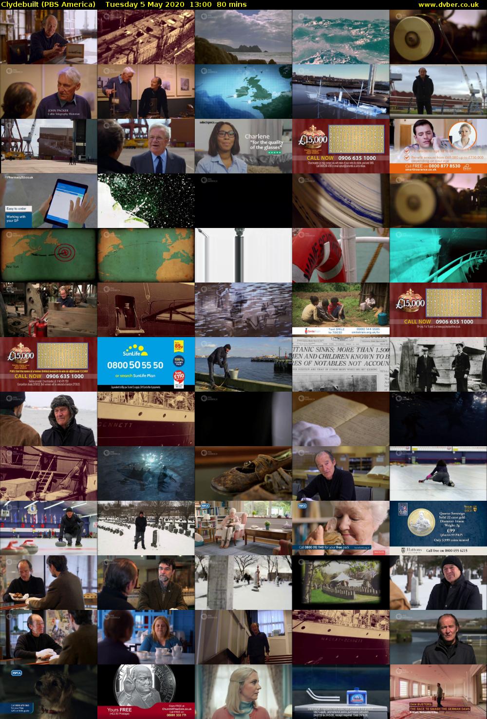Clydebuilt (PBS America) Tuesday 5 May 2020 13:00 - 14:20