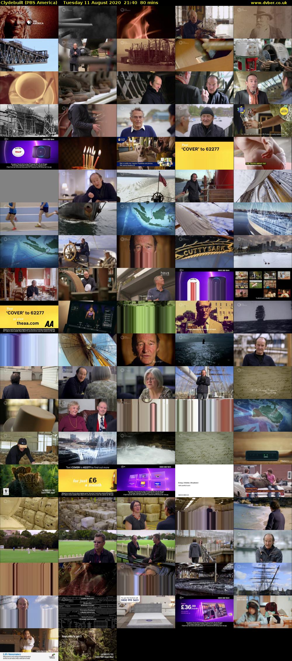 Clydebuilt (PBS America) Tuesday 11 August 2020 21:40 - 23:00