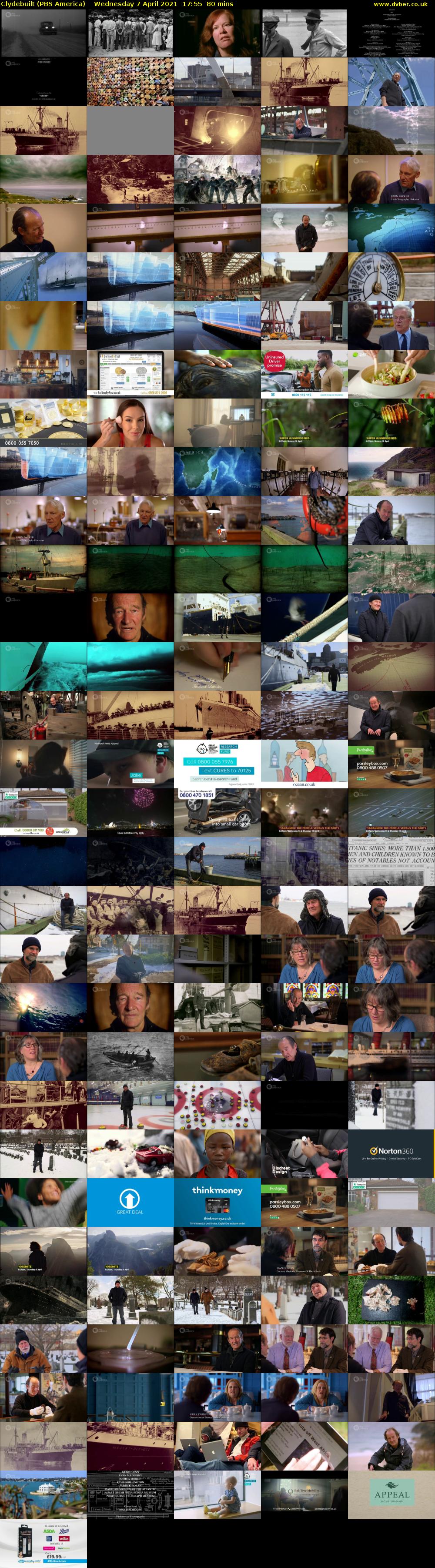 Clydebuilt (PBS America) Wednesday 7 April 2021 17:55 - 19:15