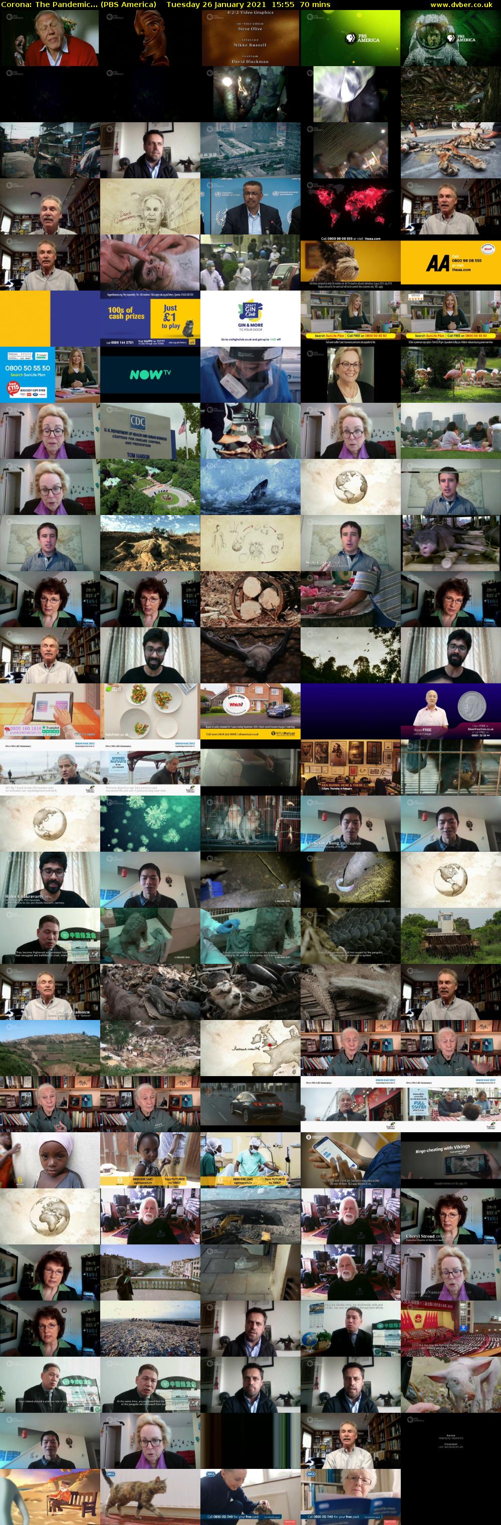 Corona: The Pandemic... (PBS America) Tuesday 26 January 2021 15:55 - 17:05