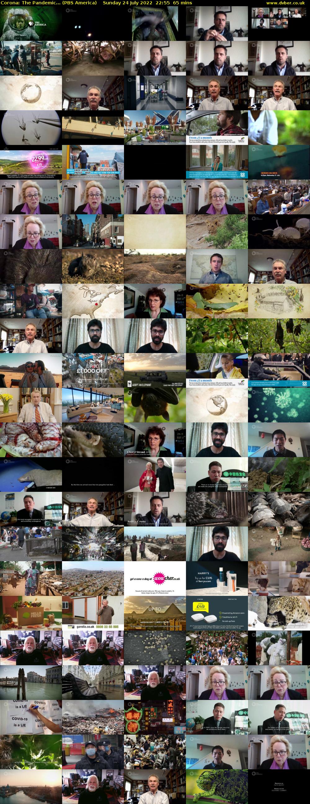 Corona: The Pandemic... (PBS America) Sunday 24 July 2022 22:55 - 00:00