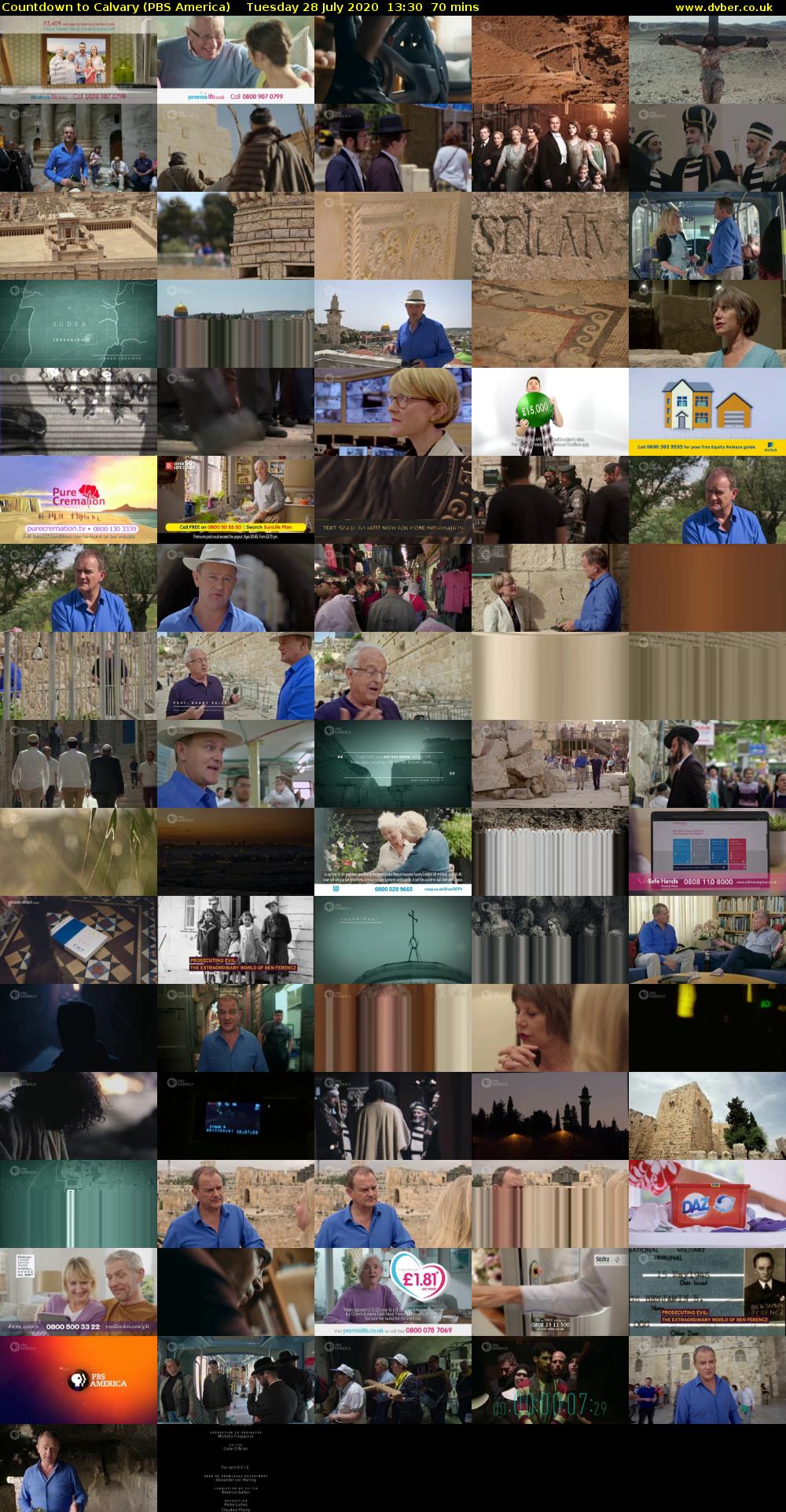 Countdown to Calvary (PBS America) Tuesday 28 July 2020 13:30 - 14:40