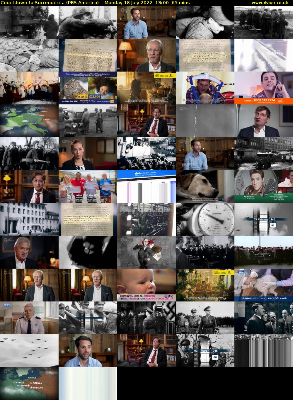 Countdown to Surrender:... (PBS America) Monday 18 July 2022 13:00 - 14:05