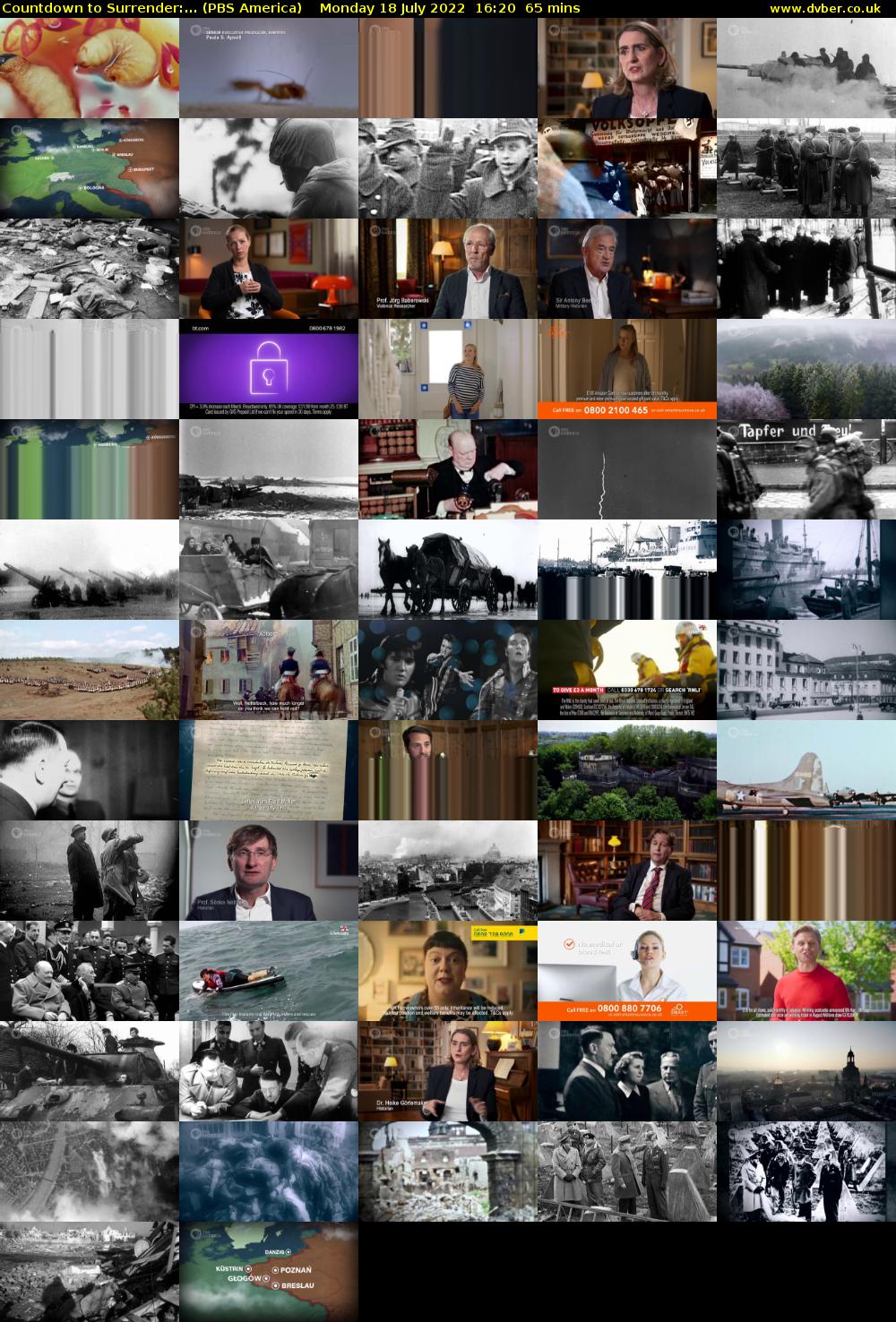 Countdown to Surrender:... (PBS America) Monday 18 July 2022 16:20 - 17:25