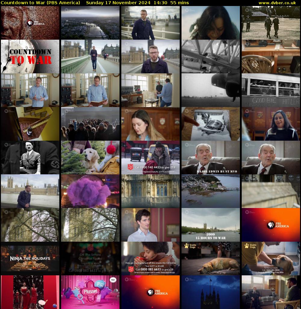 Countdown to War (PBS America) Sunday 17 November 2024 14:30 - 15:25