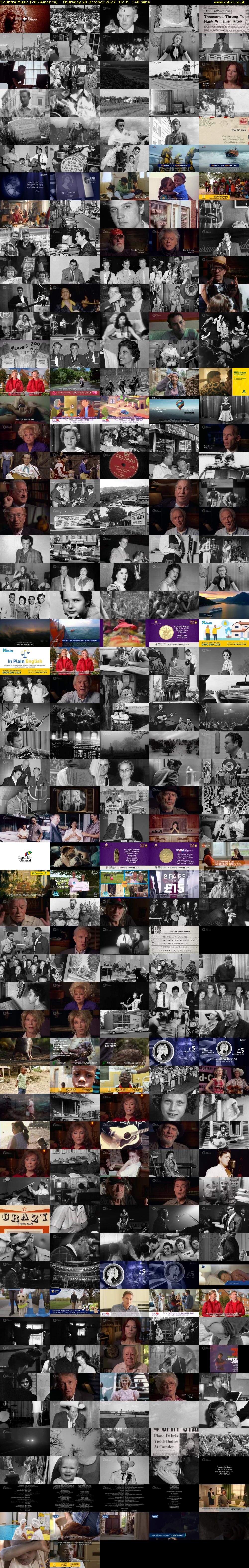 Country Music (PBS America) Thursday 20 October 2022 15:35 - 17:55
