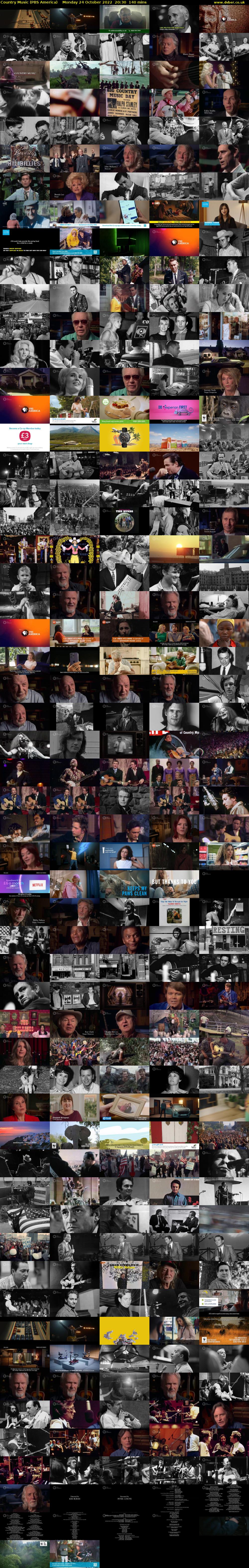 Country Music (PBS America) Monday 24 October 2022 20:30 - 22:50
