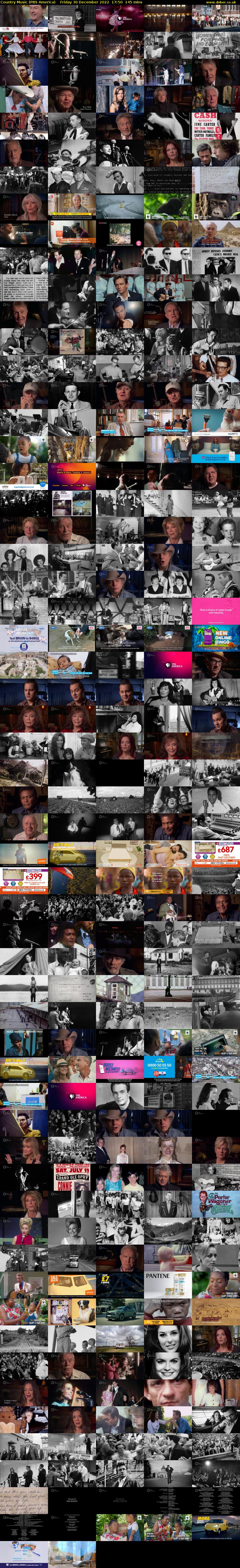 Country Music (PBS America) Friday 30 December 2022 17:50 - 20:15